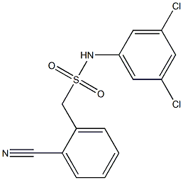 1-(2-cyanophenyl)-N-(3,5-dichlorophenyl)methanesulfonamide Struktur