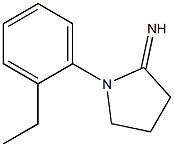 1-(2-ethylphenyl)pyrrolidin-2-imine Struktur