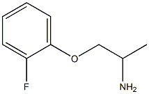 1-(2-fluorophenoxy)propan-2-amine Struktur