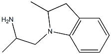 1-(2-methyl-2,3-dihydro-1H-indol-1-yl)propan-2-amine Structure