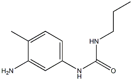 1-(3-amino-4-methylphenyl)-3-propylurea Struktur