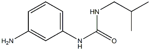 1-(3-aminophenyl)-3-(2-methylpropyl)urea Struktur