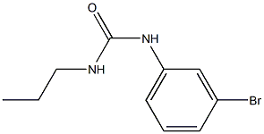 1-(3-bromophenyl)-3-propylurea Struktur