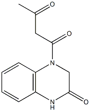 1-(3-oxo-1,2,3,4-tetrahydroquinoxalin-1-yl)butane-1,3-dione Struktur