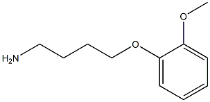 1-(4-aminobutoxy)-2-methoxybenzene Struktur