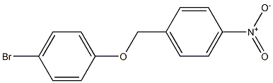 1-(4-bromophenoxymethyl)-4-nitrobenzene Struktur