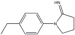 1-(4-ethylphenyl)pyrrolidin-2-imine Struktur