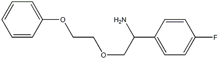 1-(4-fluorophenyl)-2-(2-phenoxyethoxy)ethan-1-amine Struktur