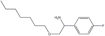 1-(4-fluorophenyl)-2-(heptyloxy)ethan-1-amine Struktur