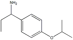 1-(4-isopropoxyphenyl)propan-1-amine Struktur