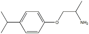 1-(4-isopropylphenoxy)propan-2-amine Struktur