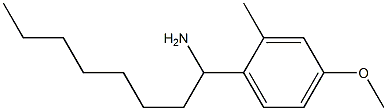 1-(4-methoxy-2-methylphenyl)octan-1-amine Struktur