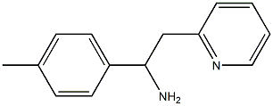 1-(4-methylphenyl)-2-(pyridin-2-yl)ethan-1-amine Struktur