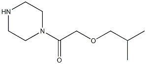 1-(isobutoxyacetyl)piperazine Struktur