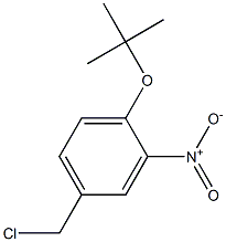 1-(tert-butoxy)-4-(chloromethyl)-2-nitrobenzene Struktur