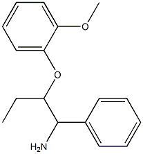 1-[(1-amino-1-phenylbutan-2-yl)oxy]-2-methoxybenzene Struktur