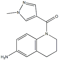 1-[(1-methyl-1H-pyrazol-4-yl)carbonyl]-1,2,3,4-tetrahydroquinolin-6-amine Struktur