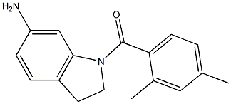 1-[(2,4-dimethylphenyl)carbonyl]-2,3-dihydro-1H-indol-6-amine Struktur