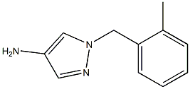 1-[(2-methylphenyl)methyl]-1H-pyrazol-4-amine Structure