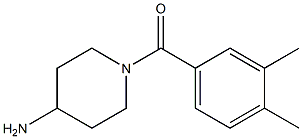 1-[(3,4-dimethylphenyl)carbonyl]piperidin-4-amine Struktur