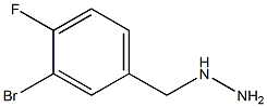 1-[(3-bromo-4-fluorophenyl)methyl]hydrazine Struktur