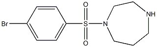 1-[(4-bromophenyl)sulfonyl]-1,4-diazepane Struktur