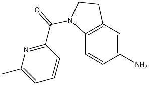 1-[(6-methylpyridin-2-yl)carbonyl]-2,3-dihydro-1H-indol-5-amine Struktur