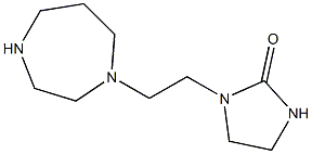 1-[2-(1,4-diazepan-1-yl)ethyl]imidazolidin-2-one Struktur