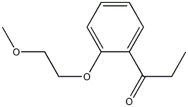 1-[2-(2-methoxyethoxy)phenyl]propan-1-one Struktur