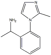 1-[2-(2-methyl-1H-imidazol-1-yl)phenyl]ethan-1-amine Struktur