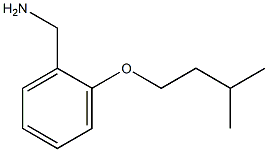 1-[2-(3-methylbutoxy)phenyl]methanamine Struktur