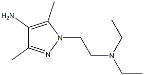 1-[2-(diethylamino)ethyl]-3,5-dimethyl-1H-pyrazol-4-amine Struktur