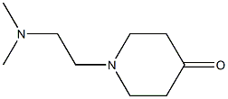 1-[2-(dimethylamino)ethyl]piperidin-4-one Struktur