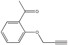 1-[2-(prop-2-ynyloxy)phenyl]ethanone Struktur