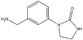 1-[3-(aminomethyl)phenyl]imidazolidin-2-one Struktur