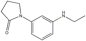 1-[3-(ethylamino)phenyl]pyrrolidin-2-one Struktur