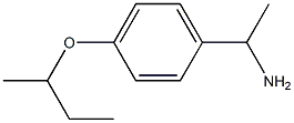 1-[4-(butan-2-yloxy)phenyl]ethan-1-amine Struktur