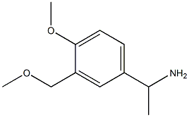 1-[4-methoxy-3-(methoxymethyl)phenyl]ethanamine Struktur