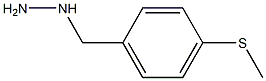 1-{[4-(methylsulfanyl)phenyl]methyl}hydrazine Structure