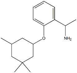 1-{2-[(3,3,5-trimethylcyclohexyl)oxy]phenyl}ethan-1-amine Struktur