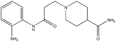 1-{3-[(2-aminophenyl)amino]-3-oxopropyl}piperidine-4-carboxamide Struktur