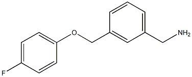 1-{3-[(4-fluorophenoxy)methyl]phenyl}methanamine Struktur