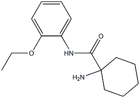 1-amino-N-(2-ethoxyphenyl)cyclohexanecarboxamide Struktur