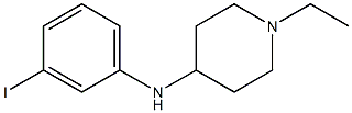 1-ethyl-N-(3-iodophenyl)piperidin-4-amine Struktur