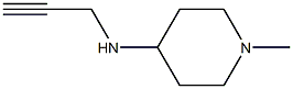 1-methyl-N-(prop-2-yn-1-yl)piperidin-4-amine Struktur