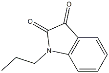 1-propyl-2,3-dihydro-1H-indole-2,3-dione Struktur