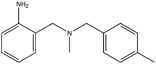 2-({methyl[(4-methylphenyl)methyl]amino}methyl)aniline Struktur