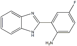 2-(1H-benzimidazol-2-yl)-4-fluoroaniline Struktur