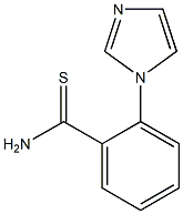 2-(1H-imidazol-1-yl)benzene-1-carbothioamide Struktur