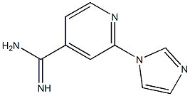 2-(1H-imidazol-1-yl)pyridine-4-carboximidamide Struktur